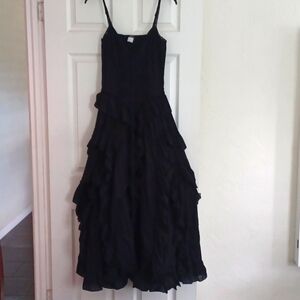 Venus ruffled maxi dress